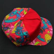 Load image into Gallery viewer, Vintage Blank Red Tropical Strapback Hat