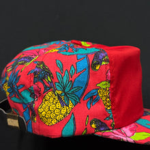 Load image into Gallery viewer, Vintage Blank Red Tropical Strapback Hat