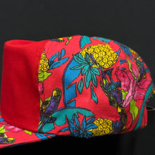 Load image into Gallery viewer, Vintage Blank Red Tropical Strapback Hat