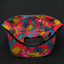 Load image into Gallery viewer, Vintage Blank Red Tropical Strapback Hat