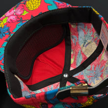 Load image into Gallery viewer, Vintage Blank Red Tropical Strapback Hat