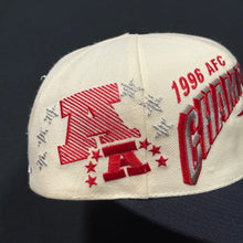 Load image into Gallery viewer, Vintage 1996 New England Patriots SS Shadow Snapback Hat NWT