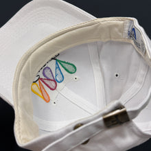 Load image into Gallery viewer, Mqss Vintage MV Sports White Strapback Hat