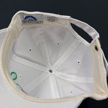 Load image into Gallery viewer, Mqss Vintage MV Sports White Strapback Hat