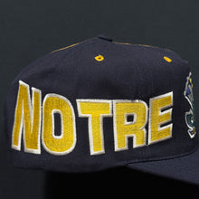 Load image into Gallery viewer, Vintage Notre Dame Irish Split Snapback Hat