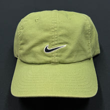 Load image into Gallery viewer, Vintage Nike Swoosh Green Strapback Hat