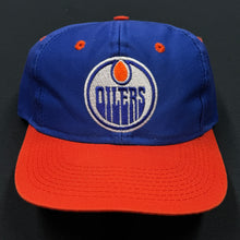 Load image into Gallery viewer, Vintage Edmonton Oilers Twill PL Snapback Hat