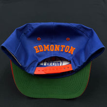 Load image into Gallery viewer, Vintage Edmonton Oilers Twill PL Snapback Hat