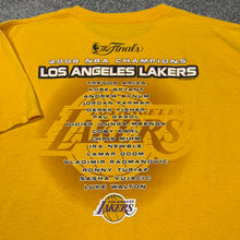 Load image into Gallery viewer, 2008 Los Angeles Lakers Misprint NBA Champions Shirt S/M