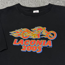 Load image into Gallery viewer, Vintage 2003 Laconia Motorcycle Rally Shirt XL