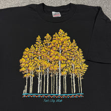 Load image into Gallery viewer, Vintage Park City Utah Trees Shirt L/XL