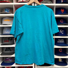 Load image into Gallery viewer, Vintage Champion Teal Big Spellout Shirt L