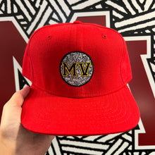Load image into Gallery viewer, Mass Vintage Yellow MV Red New Era Fitted Hat 7 3/4