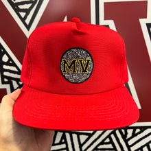 Load image into Gallery viewer, Mass Vintage Yellow MV Red Youngan Snapback Hat