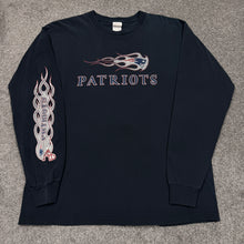 Load image into Gallery viewer, Vintage New England Patriots Flames Long Sleeve Shirt L