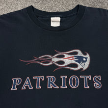 Load image into Gallery viewer, Vintage New England Patriots Flames Long Sleeve Shirt L