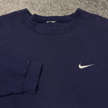 Load image into Gallery viewer, Vintage Nike Swoosh Navy Blue Sweatshirt 2XL