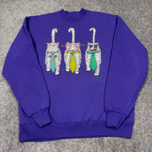 Load image into Gallery viewer, Vintage Cats in Ties Sweatshirt S/M
