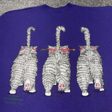 Load image into Gallery viewer, Vintage Cats in Ties Sweatshirt S/M