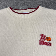 Load image into Gallery viewer, Vintage UMass Amherst Basketball Knit Sweater L