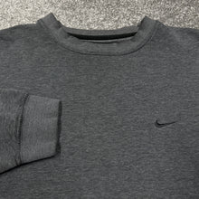 Load image into Gallery viewer, Vintage Nike Swoosh Gray Sweatshirt XL