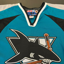 Load image into Gallery viewer, Vintage San Jose Sharks CCM Jersey XL