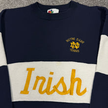 Load image into Gallery viewer, Vintage Notre Dame Tennis Sweatshirt S