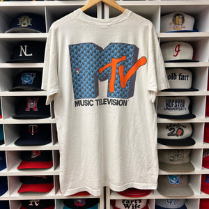 Vintage MTV Cartoon Logo Shirt XL