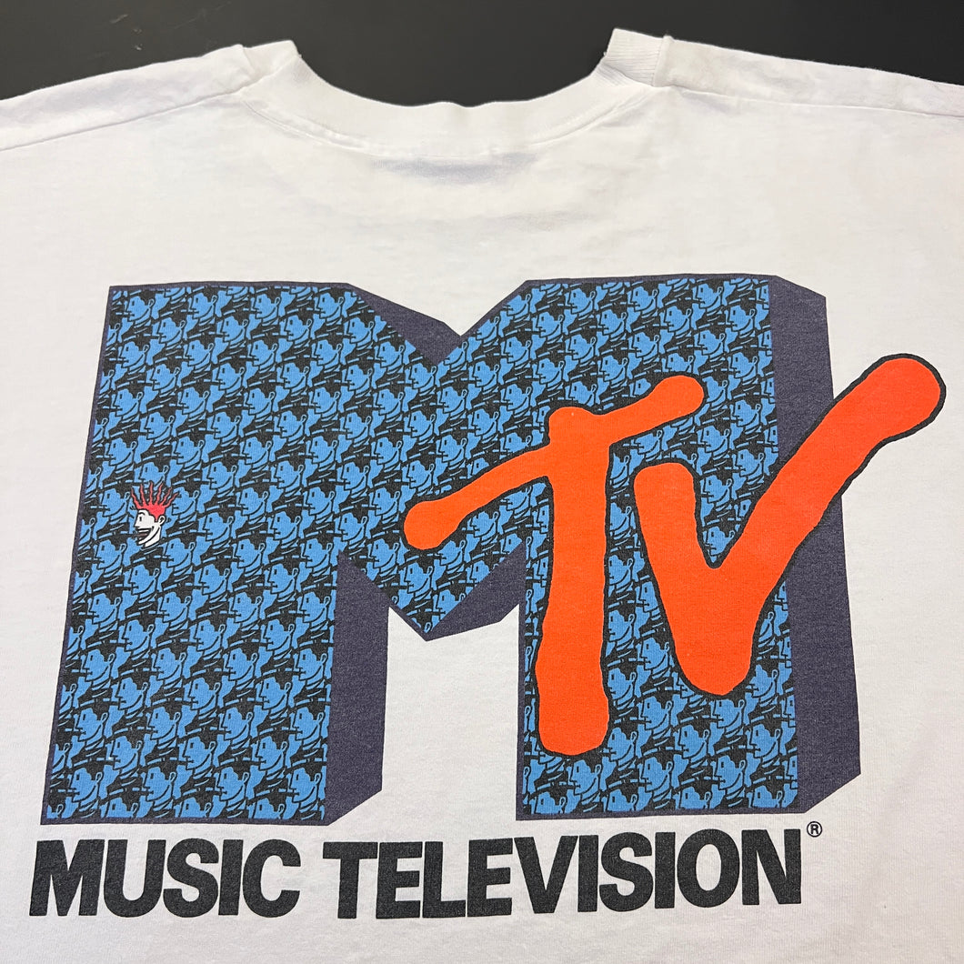 Vintage MTV Cartoon Logo Shirt XL