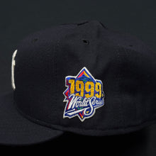 Load image into Gallery viewer, Vintage 1999 New York Yankees World Series New Era Fitted Hat 7 3/4