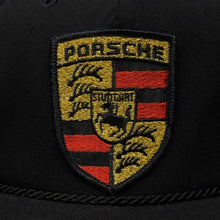 Load image into Gallery viewer, Vintage Porsche New Era Black Snapback Hat