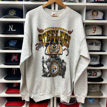 Load image into Gallery viewer, Vintage 1992 Taz Steelers Crewneck XL NWT