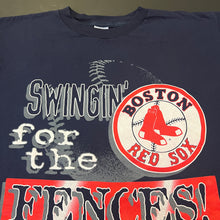 Load image into Gallery viewer, Vintage 1996 Boston Red Sox Swingin&#39; For The Fences Shirt L