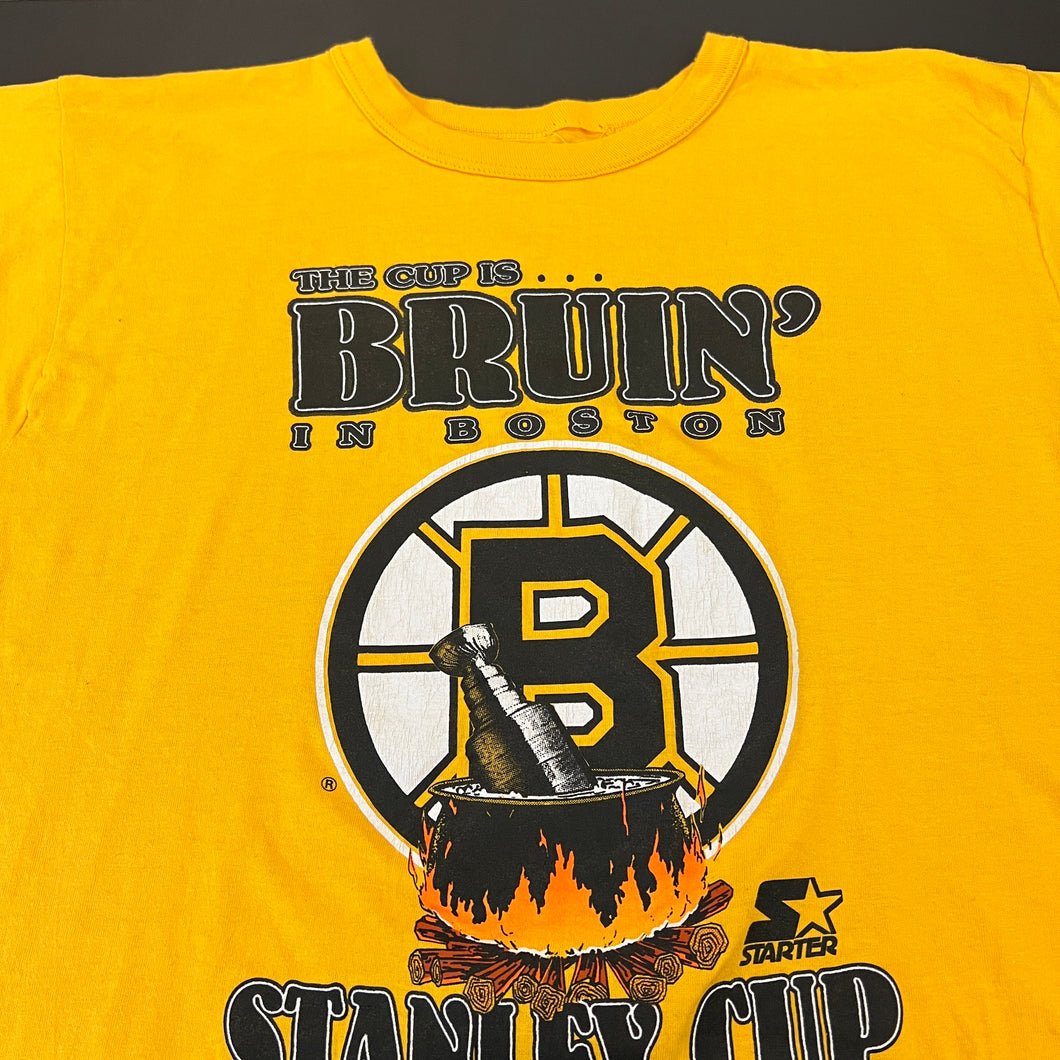 Vintage Boston Bruins Stanley Cup Starter Shirt M/L