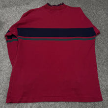 Load image into Gallery viewer, Vintage LL Bean Striped Mock Neck Shirt XL