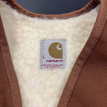 Load image into Gallery viewer, Vintage Carhartt Sherpa Lined Vest L