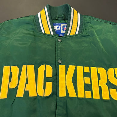 Vintage Green Bay Packers Starter Satin Jacket XL