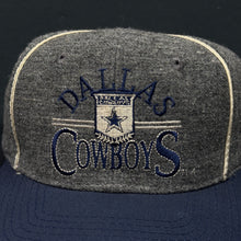 Load image into Gallery viewer, Vintage Dallas Cowboys Wool Snapback Hat