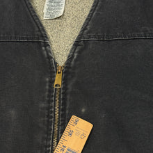 Load image into Gallery viewer, Vintage Carhartt Black Fleece Lined Vest XLT