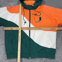 Load image into Gallery viewer, Vintage Miami Hurricanes Apex One Puffer Jacket L