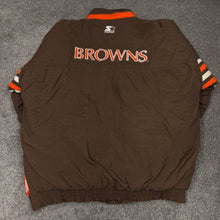 Load image into Gallery viewer, Vintage Cleveland Browns Starter Puffer Jacket XL