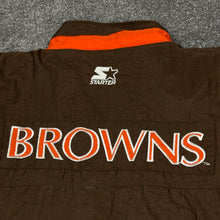 Load image into Gallery viewer, Vintage Cleveland Browns Starter Puffer Jacket XL