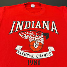 Load image into Gallery viewer, Vintage 1981 Indiana University Shirt M