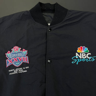 Vintage 1993 Super Bowl NBC Sports Starter Jacket L