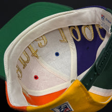 Load image into Gallery viewer, Vintage Atlanta 1996 Rainbow Pinwheel Snapback Hat