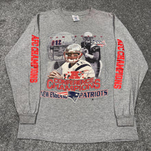 Load image into Gallery viewer, Vintage Tom Brady New England Patriots Long Sleeve Shirt S