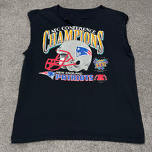 Load image into Gallery viewer, Vintage 1997 New England Patriots AFC Champs Chopped Shirt XL