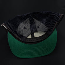 Load image into Gallery viewer, Vintage Porsche Navy Trucker Snapback Hat