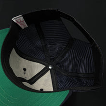 Load image into Gallery viewer, Vintage Porsche Navy Trucker Snapback Hat