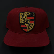 Load image into Gallery viewer, Vintage Porsche Red Snapback Hat